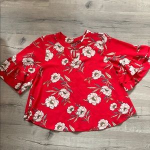 Urban Romantic Floral Blouse